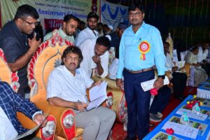 D.ed principal Muhammed Sayeed with Education Minister of Karnataka