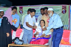 Honouring DIET Principal Smt. Geetha S
